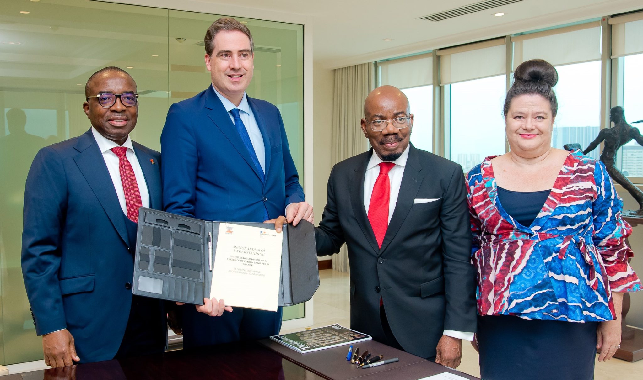 ZENITH BANK SIGNS MOU WITH FRANCE scaled